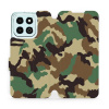 Flipové pouzdro Mobiwear - Honor X6b - V111P Maskáče (Knížkové flip pouzdro, obal, kryt na mobil Honor X6b - V111P Maskáče, materiál Umělá kůže + TPU - ochrana 360°, stojánek, silikonová vanička, magn