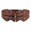 Opasok - Pandkkhj Brown Belt - ženský produkt (Steampunk kožená módna sexy lapový pás)