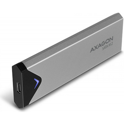 Axagon USB-C 3.2 Gen 1, M.2 SATA SSD kovový box EEM2-U3C