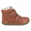 Lurchi zimní barefoot boty - Nik nappa cognac 29