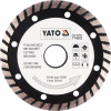 Kotouč diamantový 115 x 22,2 x 2,4 mm turbo Yato YT-6022