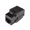 Solarix Keystone samořezný CAT5E UTP RJ45 černý, SXKJ-5E-UTP-BK-SA