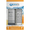 SódaCo sýtiaca fľaša pre domáce výrobníky sódy SodaCo Basic a Royal, 2x1 liter (biela, sivá) SodaCo