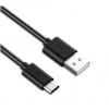 PremiumCord Kabel USB 3.1 C/M - USB 2.0 A/M, rychlé nabíjení proudem 3A, 1m, černá ku31cf1bk