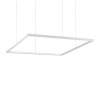 LED luster ORACLE SLIM SP D90 SQUARE, 3000k, 5250lm, biela farba | Ideal Lux