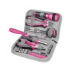 Sada náradia, 23-dielna sada, vyšívané textilné puzdro EXTOL LADY 6595