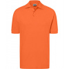 James&Nicholson Unisex polokošele JN070 Dark Orange XXL