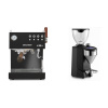 Ascaso Steel DUO PID PLUS, Black&Wood + Rocket Espresso FAUSTO 2.1, black