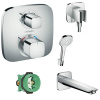 Sprchový panel - Hansgrohe ECOSTAT 15708000 chrlič (Sprchový panel - Hansgrohe ECOSTAT 15708000 chrlič)