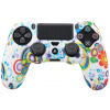 Silikonový obal PS4 flower