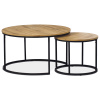 Autronic BONTEC Konferenčný stolík 80x80x46cm, mdf, divoký dub, AF-3002 OAK Farba: Hnedá