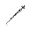 Slave4master Waved Penis Plug, oceľový dilatátor 90 x 7–12 mm
