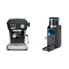 Ascaso Dream ONE, Anthracite + Rancilio Rocky Doserless, čierna