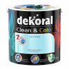 Farba na - Dekoral CLEAN COLOR 2,5L Sklenená saténová plachta (Farba na - Dekoral CLEAN COLOR 2,5L Sklenená saténová plachta)