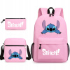 SÚPRAVA ŠKOLSKÉHO BATOHU TAŠKA NA PUZDRO Lilo and Stitch (Školský batoh set ceruzky puzdro Lilo a Stitch)