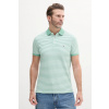 Tommy Hilfiger polo tričko bavlnené s elastanom MW0MW17771. zelená S