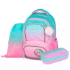 Oxybag Školský set 3-dielny OXY NEXT Ombre Pink