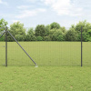 zahrada-XL Plot s stĺpmi Sivá 1.4 x 10 m Oceľ 3352173
