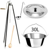 Perfect Home Set-89 Kotlíková súprava 30L, 5ks-trojnožka/kotlík/pokrievka/varecha/naberačka