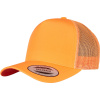 Flexfit Kšiltovka 6506 Retro Trucker, 5 panelová COT55650604499-neon orange UNI Oranžová neon