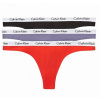 Dámske tangá Calvin Klein QD3587E 1CX 3 kusy