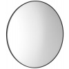 Sapho AROWANA okrúhle zrkadlo v ráme ø 100cm, čierna mat, AWB100