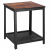 Springos Konferenčný stolík 45x45x55 cm HF0026 hnedý