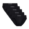 Pánske slipy 5 pack 094 black - Atlantic černá M