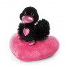 Nici Love Classic - Love Černá labuť se srdíčkem - 10 cm - GREEN