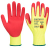 PORTWEST Rukavice Vis-Tex HR Cut - nitril A626, proti pořezu POR-A626Y5RS S Žlutá/červená