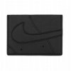 Nike puzdro na karty z ekologickej kože, čierne, unisex