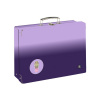 Oxybag Kufrík lamino hranatý A4 OXY NEXT Ombre Purple