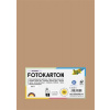 FOLIA Dekoračný kartón, 2 stranný, A4, 300 g, 50 listov, FOLIA, svetlohnedý