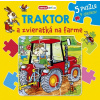 Traktor a zvieratká na farme - puzzle - Pavlína Šamalíková