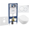 GEBERIT Duofix súprava 5v1 - inštalačný modul, závesné WC s DirectFlush a Softclose WC sedadlo VILLEROY & BOCH Subway 2.0, tlačidlo Sigma01 Round, 115.770.11.5 (biela), 111.300.00.5 NI1