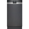 Siemens SR55ZS10ME iQ500 - Zabudovateľná umývačka riadu - 45 cm - Brúsená oceľ