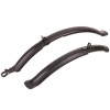 sada plastových blatníků přední/zadní MUDSTOP 1 HYBRID 700C, OXFORD (černé) C400-0022