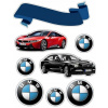 CUKROVÁ TLAČ jedlý obrázok na tortu Cukrová hmota BMW AUTO M BALÍK AUTO #13