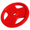 Gorilla Sports liatinový činkový kotúč POGUMOVANÝ GRIP 1.25kg-25 kg 50/51mm