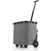 Košík Carrycruiser twist silver na kolieskach