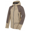 Husky Pánská hardshell bunda Nanola M beige/grey (Velikost: XXXL)