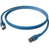 Easylan CP1KBBBBB0100 RJ45 sieťové káble, prepojovacie káble CAT 6A S/FTP 10.00 m modrá dvojžilový tienený, bez halogénov, samozhášavý 1 ks; CP1KBBBBB0100