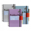 Špirálový zošit, A5, linajkový, 100 listov, PUKKA PAD 