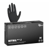 Espeon Nitrilové rukavice NITRIL IDEAL3 100 ks, nepudrované, černé, 3.5 g Velikost: S