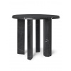 Ferm Living Príručný stolík Taula Side Table Black – čierny