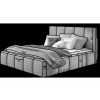 Bed Edvige+ wooden frame/ gas lift / bedding box 140x200 Sola 04 Not applicable 1