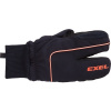 EXEL LOBSTER Glove, černá/oranžová, teplé tříprsté rukavice Velikost rukavic: 5