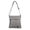 KERRY dámska crossbody koženková kabelka Sivá