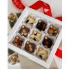 Vianočné čokoládky Ručne robené Darček Čokoládové gule Sada