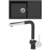 Set Sinks G14874 (dřez Infinity 860 Metalblack 74 + baterie Mix 3 P Metalblack 74)